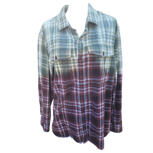 Lace Christmas Tree  UPCYCLED Flannel | Large - Picture 2 of 7